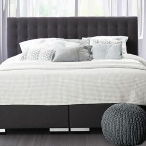 Ensemble complet "Box 7 + Matelas Simmons Black "